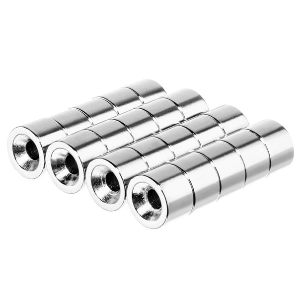 12 PACK 3/4 x 1/4 Inch Neodymium Rare Earth Countersunk Ring Magnets N52 NEW